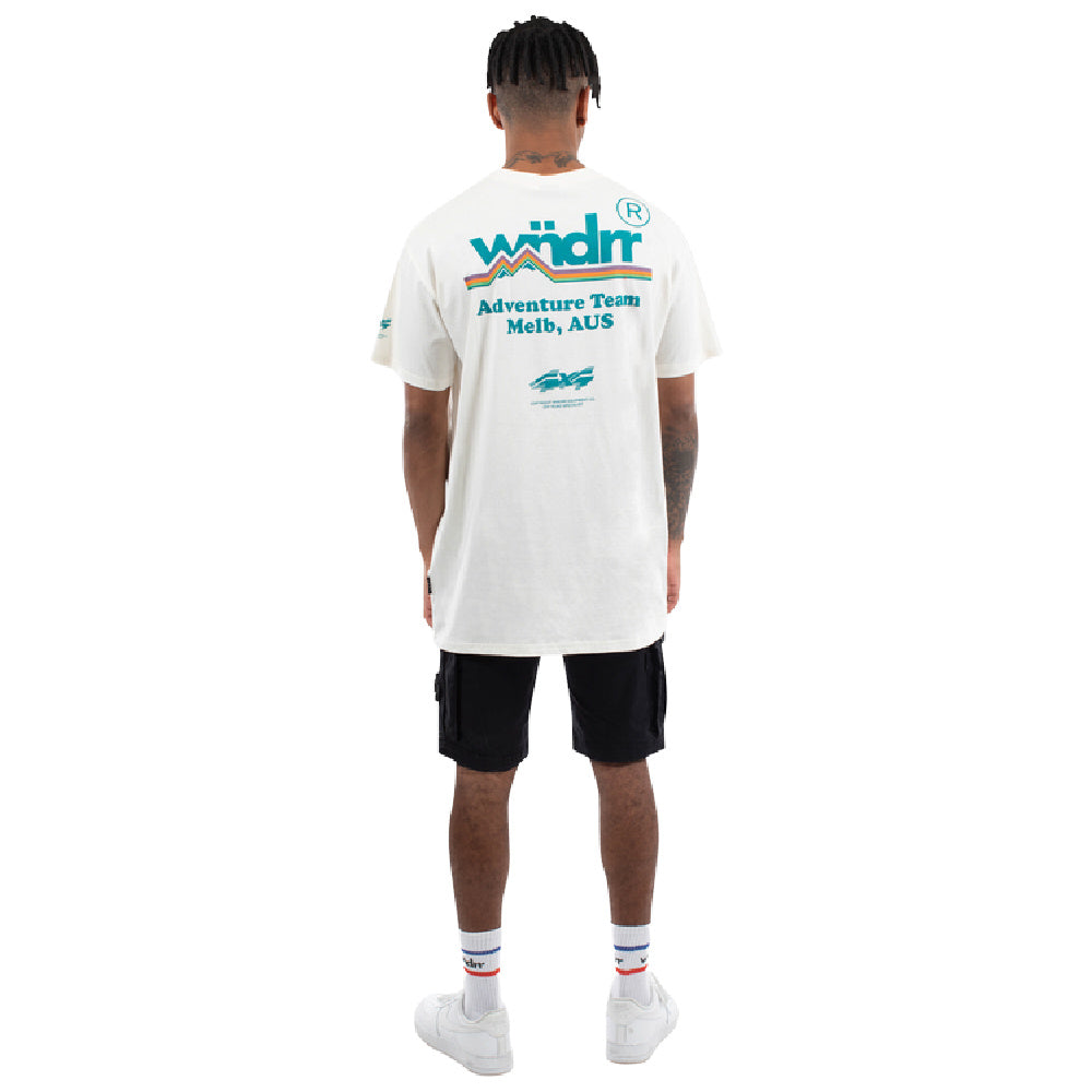 WNDRR | MENS DEPARTURE CUSTOM FIT TEE (OFF WHITE)